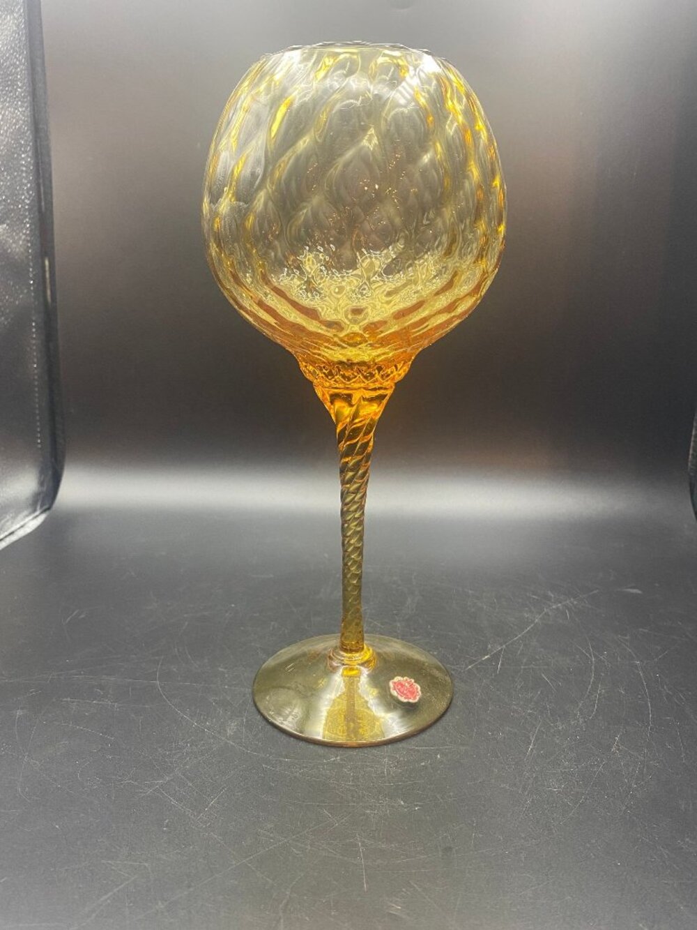 Empoli Hand Blown Amber Snifter